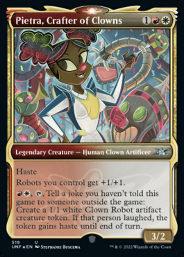 Pietra, Crafter of Clowns [#519 Galaxy Foil / Showcase] (UNF-U)