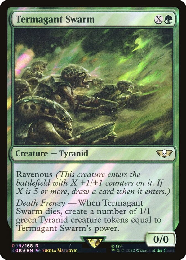 Termagant Swarm [#099 Surge Foil] (40K-R-FOIL)