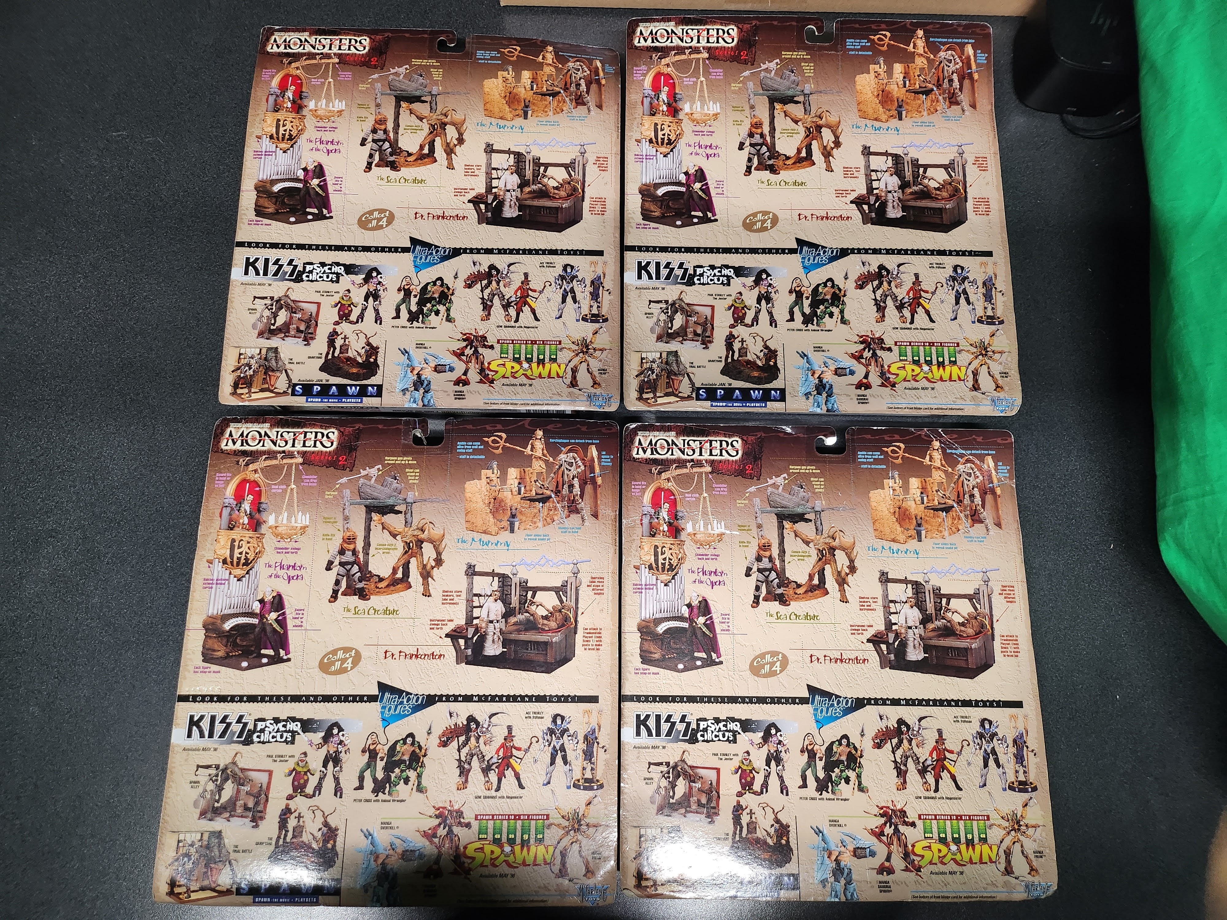 McFarlane Toys (1998) Monsters Playsets Series 2 (4 Figures/Full Set)