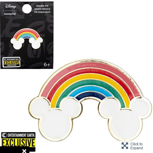 Mickey Mouse Rainbow Clouds Enamel Pin Entertainment Exclusive