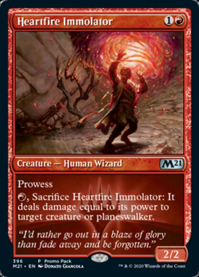Heartfire Immolator [#396 FNM Style] (M21-U-PP)
