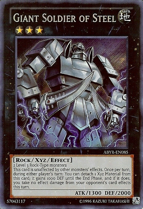 Giant Soldier of Steel (ABYR-EN085) Secret Rare - Near Mint Unlimited