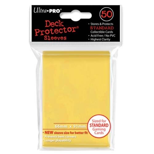 Ultra-PRO: Standard Sleeves -  Yellow (50)