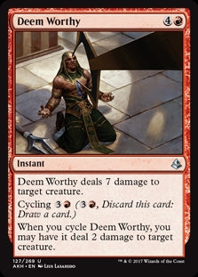 Deem Worthy (AKH-U)