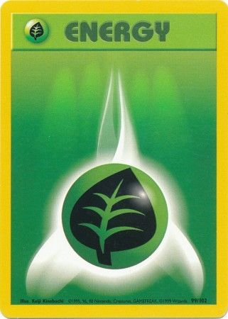 Grass Energy - 099/102 (BS) Common - Near Mint