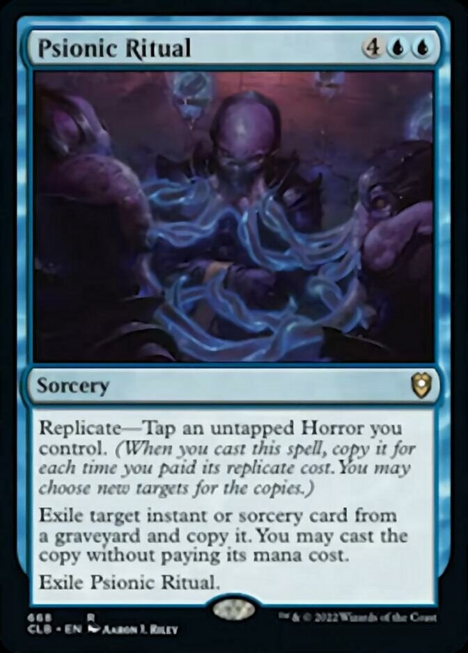 Psionic Ritual [#668 Commander Decks] (CLB-R)