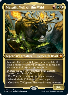 Marath, Will of the Wild [#527 Etched Foil] (CMR-M)