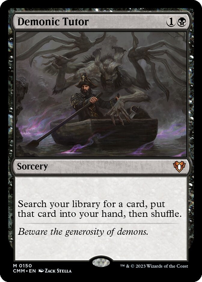 Demonic Tutor [#0150] (CMM-M)