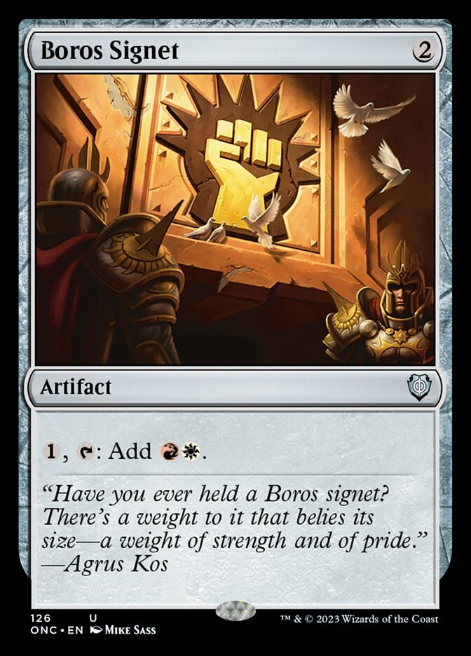 Boros Signet [#126] (ONC-U)