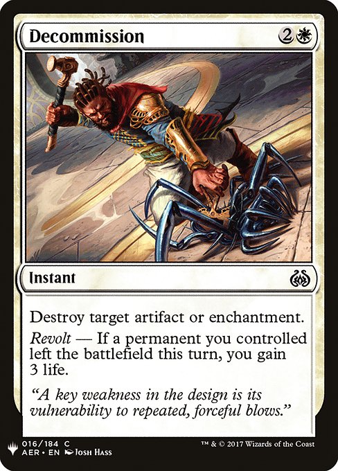 Decommission [Mystery Booster #0071] (AER-C)