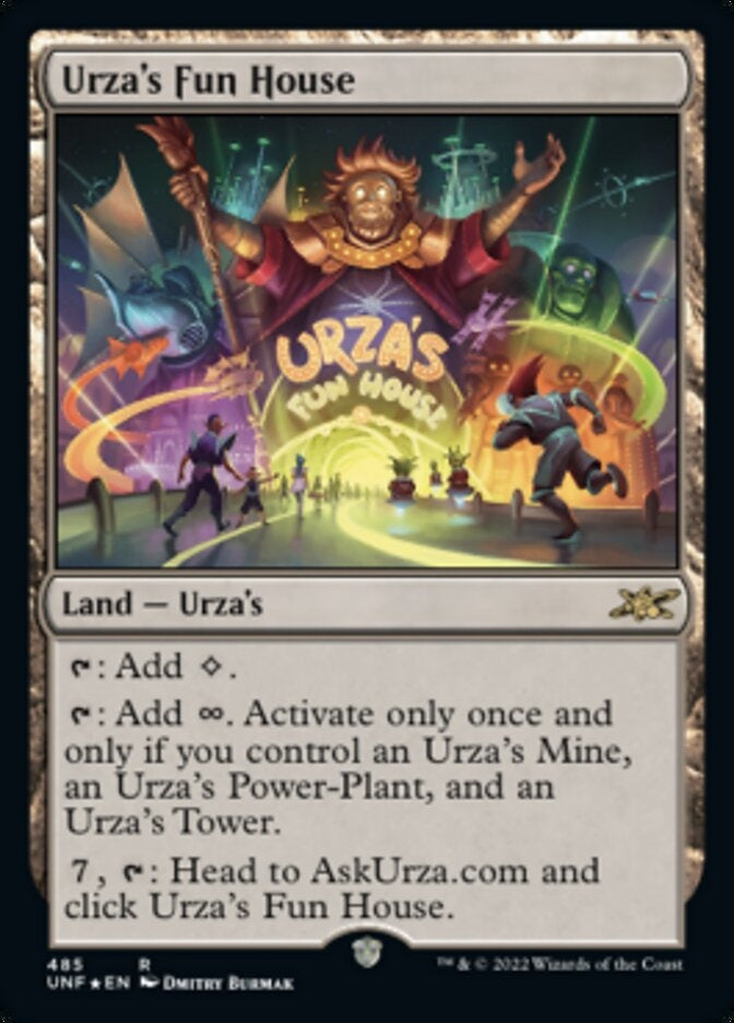Urza's Fun House [#485 Galaxy Foil] (UNF-R)