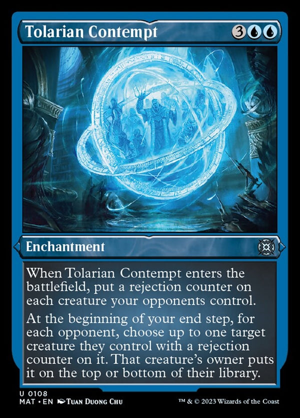 Tolarian Contempt [#0108 Etched Foil] (MAT-U)