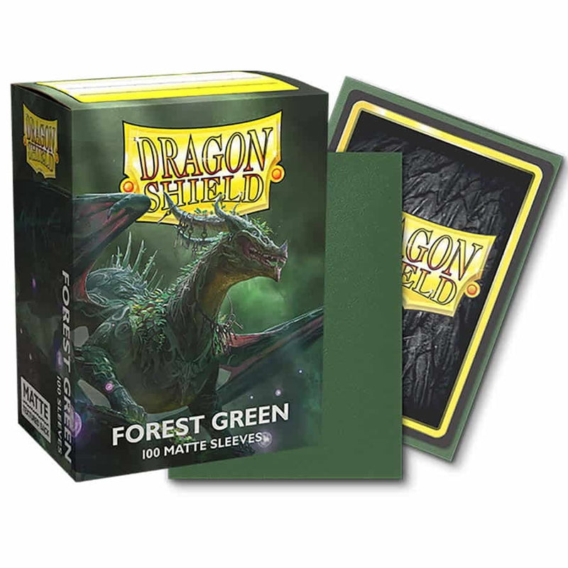 Dragon Shield: Standard - Matte: Forest Green 100 Count