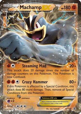 Machamp EX - XY108 (XY:PR) Promo - Near Mint Holofoil