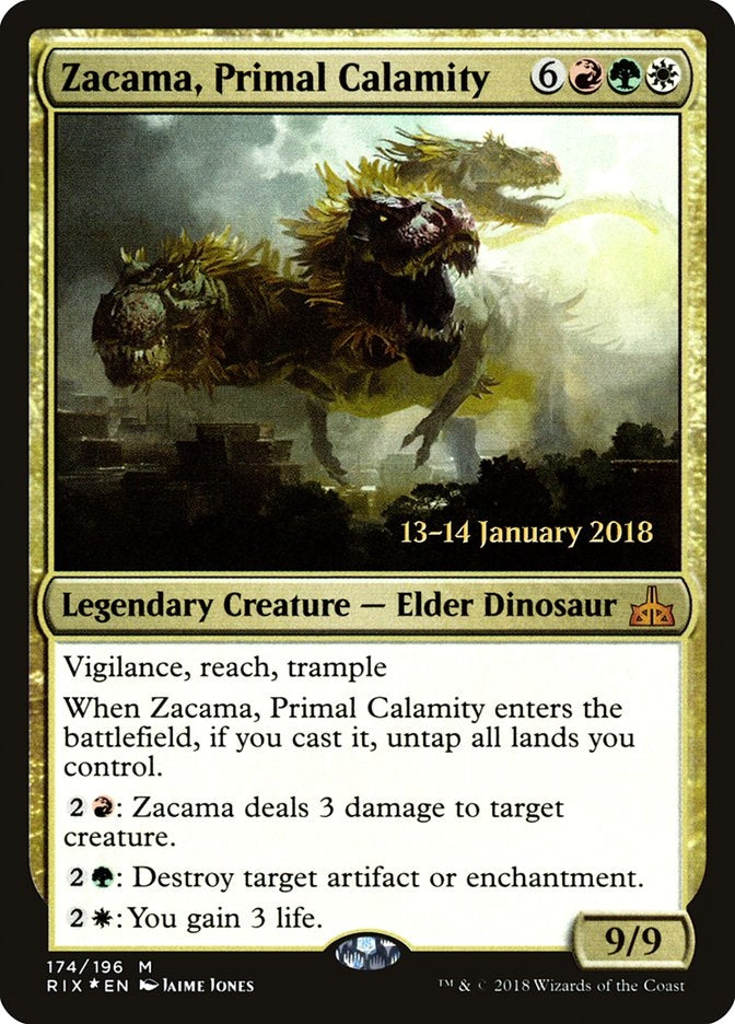 Zacama, Primal Calamity (RIX-M-PRE)