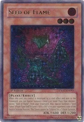 Seed of Flame (CSOC-EN081) Ultimate Rare - Near Mint Unlimited