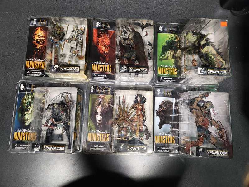 McFarlane Toys: Monsters (2002) Series 1 Action Figure Complete Set