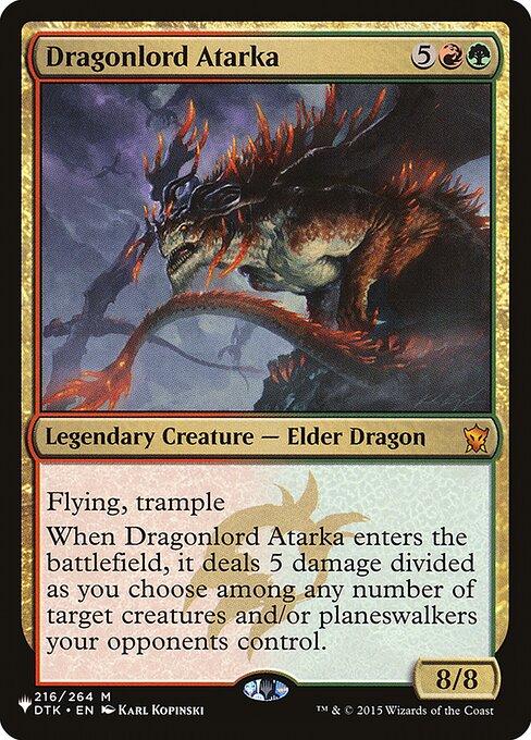 Dragonlord Atarka (DTK-M-LIST)