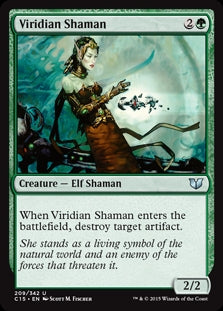 Viridian Shaman (C15-U)