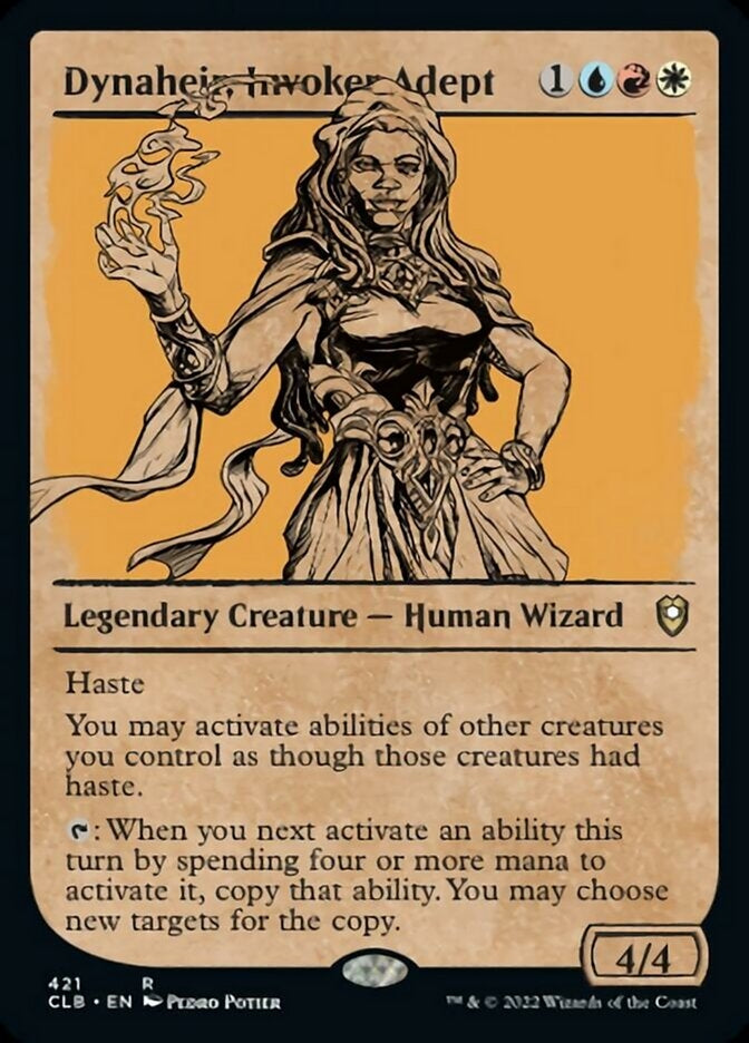 Dynaheir, Invoker Adept [#421 Showcase] (CLB-R)