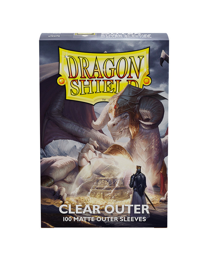 Dragon Shield: Standard - Matte Clear: Outer Sleeves  100 Count