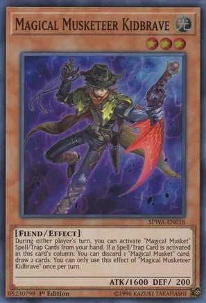 Magical Musketeer Kidbrave (SPWA-EN018) 1st Edition