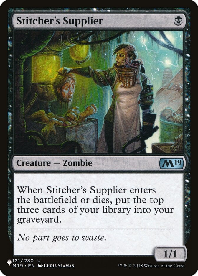 Stitcher's Supplier (M19-U-LIST)