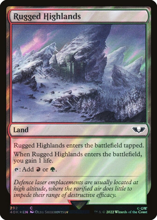 Rugged Highlands [#292 Surge Foil] (40K-C-FOIL)