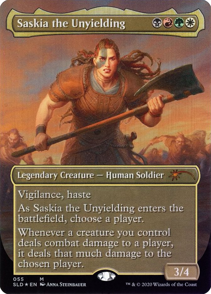 Saskia the Unyielding (SLD-M-FOIL)