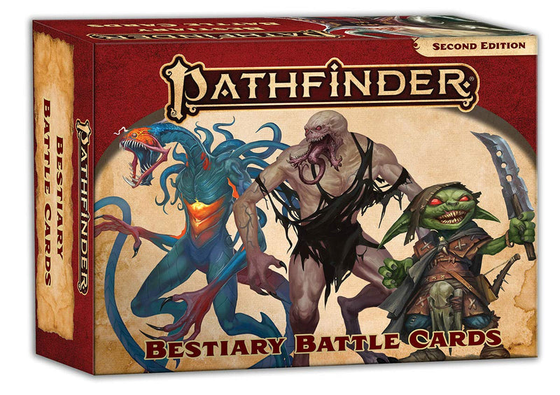 Pathfinder 2nd Edition RPG: Bestiary Battle Cards