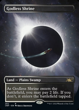 Godless Shrine [#282 Alternate Art Borderless] (UNF-R)