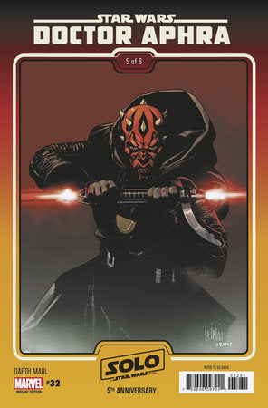 STAR WARS: DOCTOR APHRA #32 LEINIL YU DARTH MAUL SOLO 5TH ANNIVERSARY MOVIE VARIANT