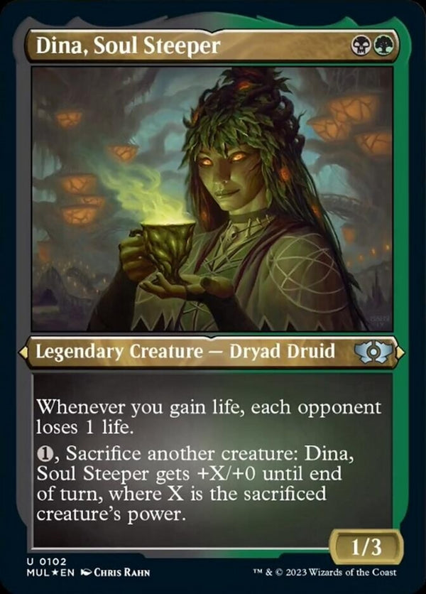 Dina, Soul Steeper [#0102 Foil Etched] (MUL-U)