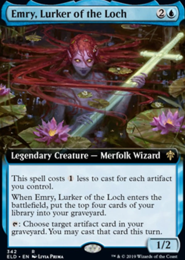 Emry, Lurker of the Loch [#342 Extended Art] (ELD-R)