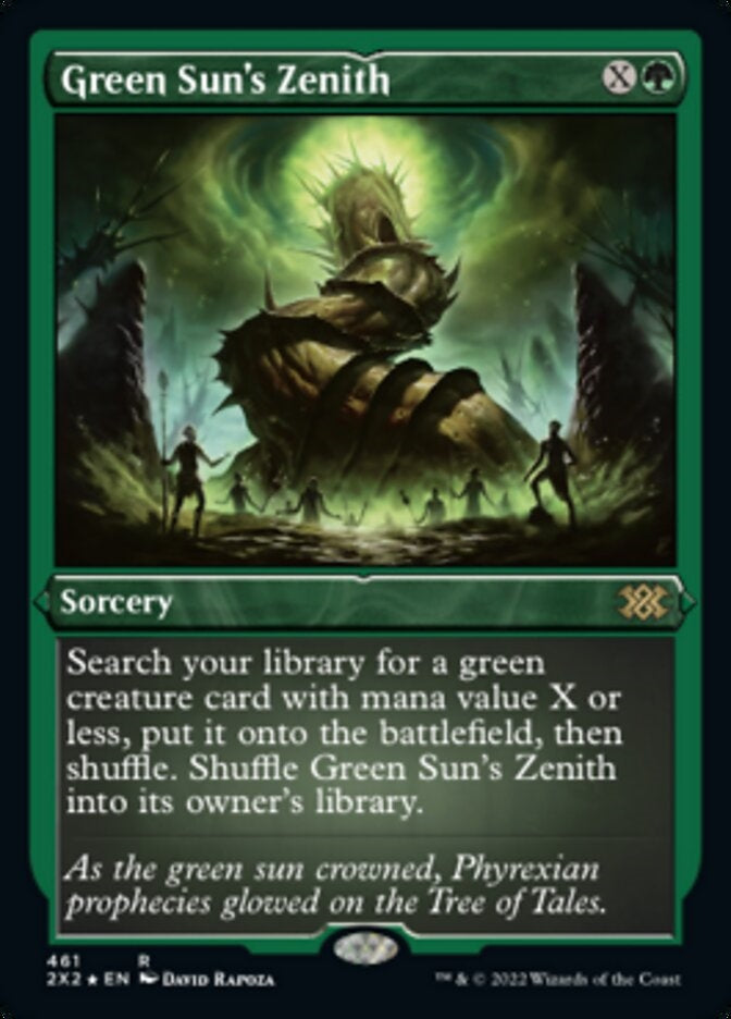 Green Sun's Zenith [#461 Etched Foil] (2X2-R)