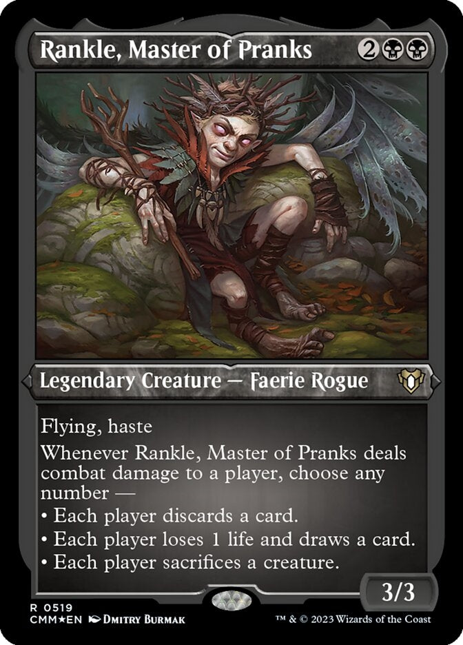 Rankle, Master of Pranks [#0519 Etched Foil] (CMM-R)