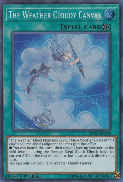 The Weather Cloudy Canvas (SPWA-EN038) 1st Edition