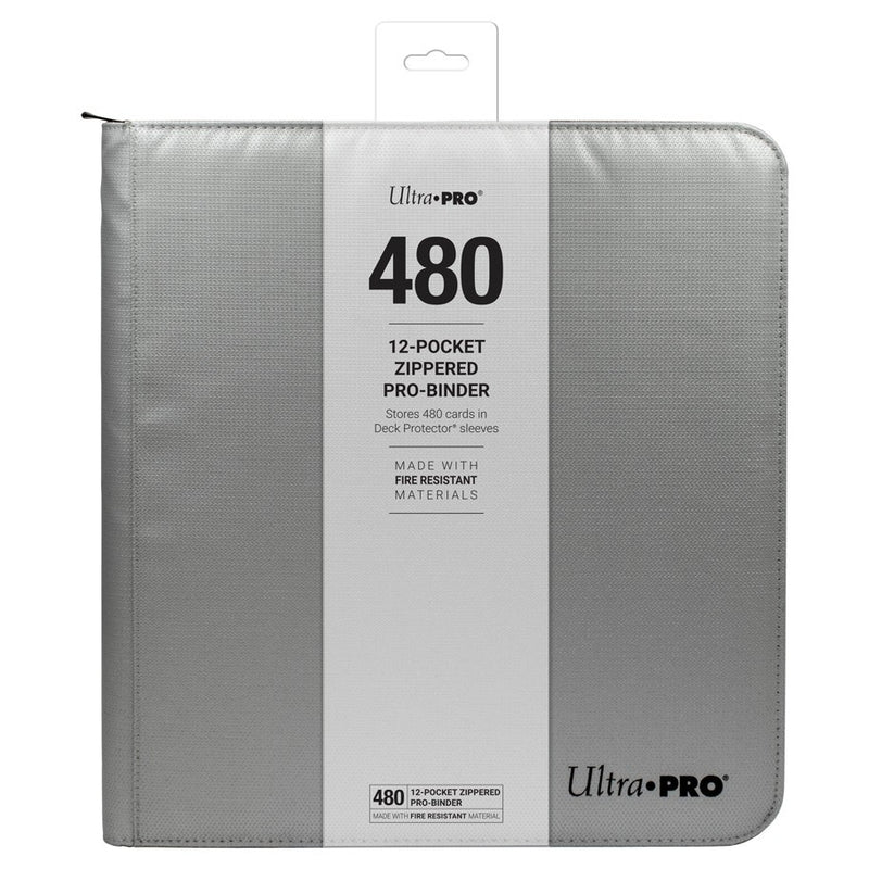 Ultra-PRO: 12-Pocket Zippered PRO-Binder - Silver