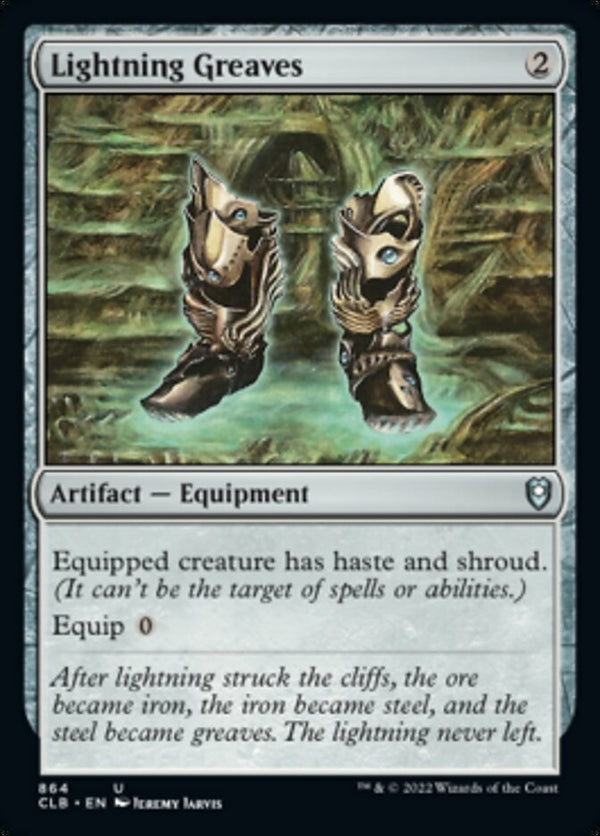 Lightning Greaves [#864 Commander Decks] (CLB-U)