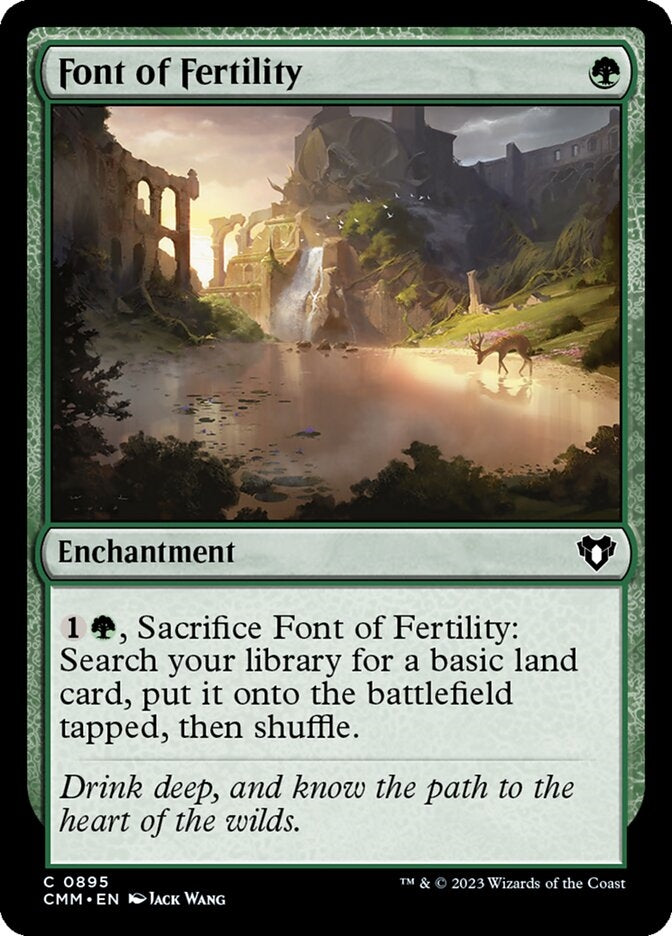 Font of Fertility [#0895 Reprints] (CMM-C)