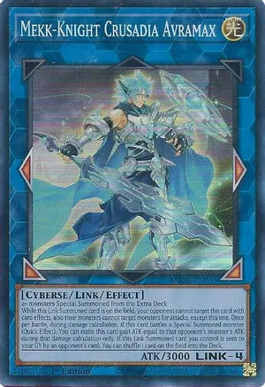 Mekk-Knight Crusadia Avramax (MAZE-EN054) Super Rare - Near Mint 1st Edition