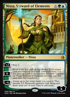 Nissa, Steward of Elements (AKH-M)