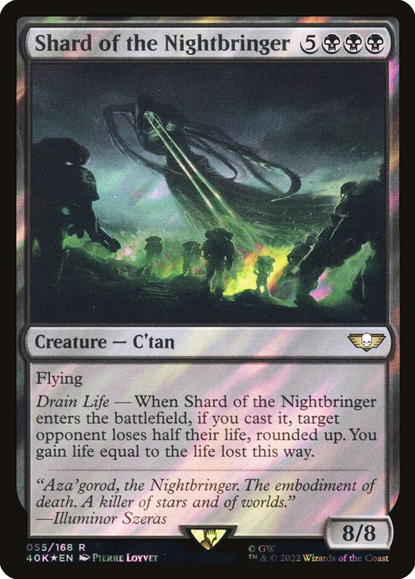 Shard of the Nightbringer [#055 Surge Foil] (40K-R-FOIL)