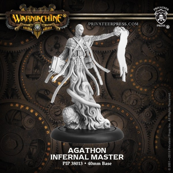 Warmachine: Infernals - Agathon, the Voice in the Darkness, Master (Metal / Resin)