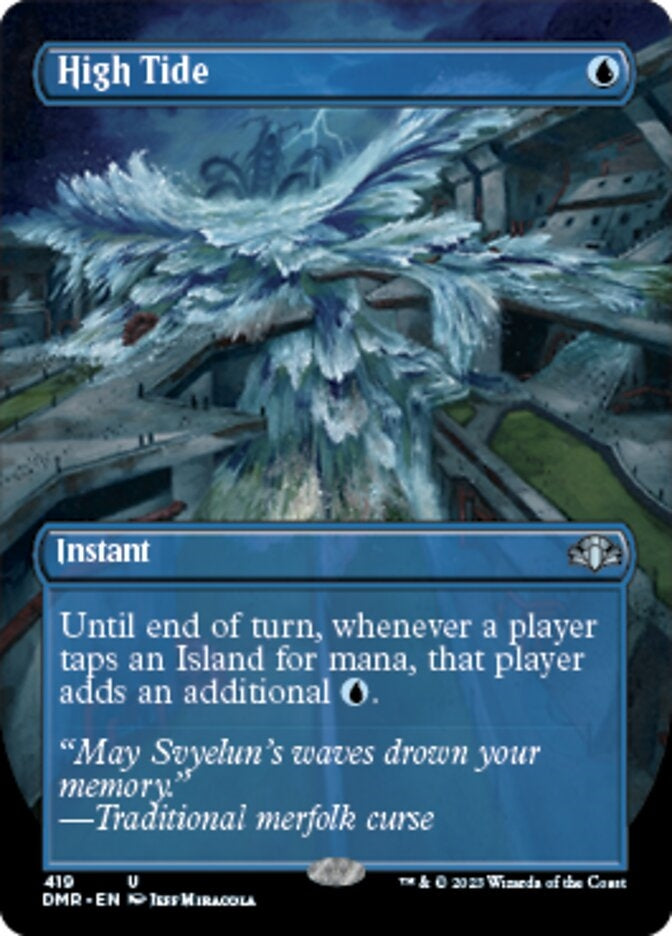 High Tide [#419 Alternate Art Borderless] (DMR-U)
