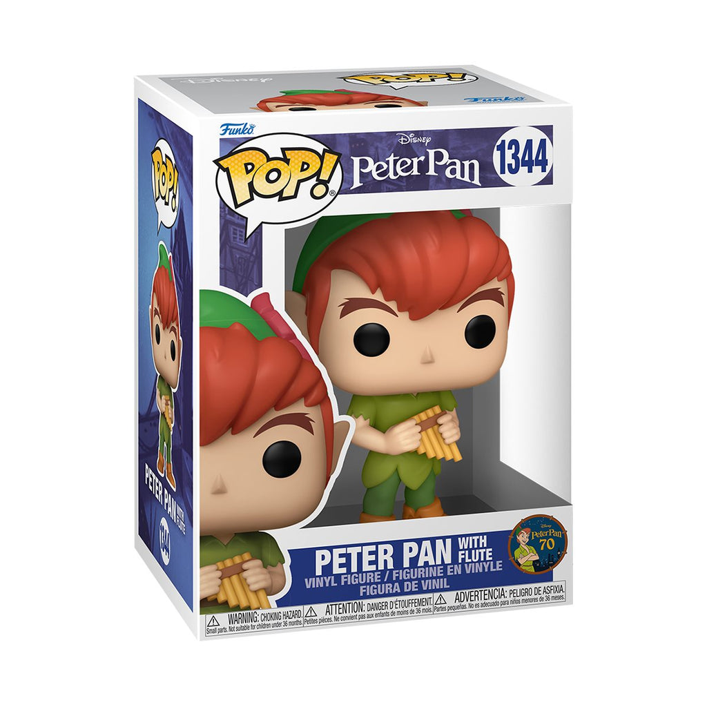 POP Figure: Disney Peter Pan 70th #1344 - Peter Pan w/ Flute