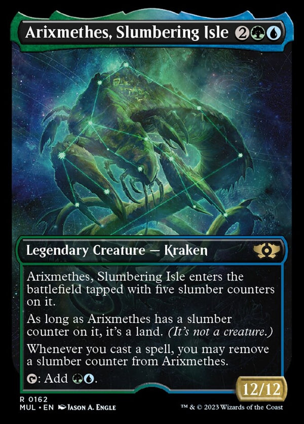 Arixmethes, Slumbering Isle [#0162 Halo Foil] (MUL-R)