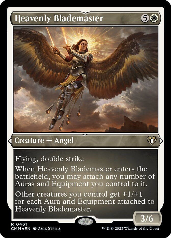 Heavenly Blademaster [#0461 Etched Foil] (CMM-R)