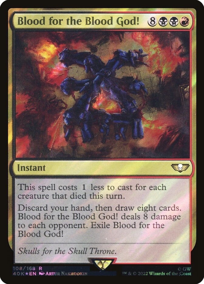 Blood for the Blood God! [#108 Surge Foil] (40K-R-FOIL)