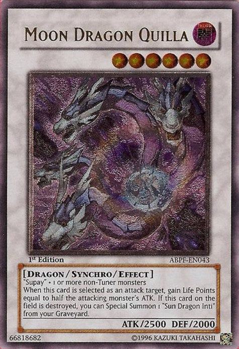Moon Dragon Quilla (UTR) (ABPF-EN043) Ultimate Rare - Near Mint 1st Edition